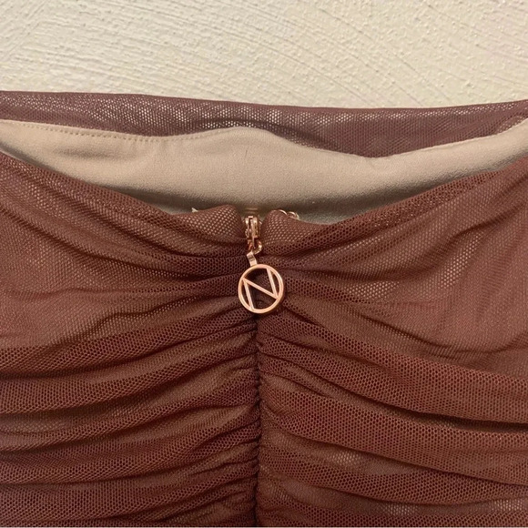 Nookie Mecca Mini Dress in Chocolate Size Small - Picture 10 of 13